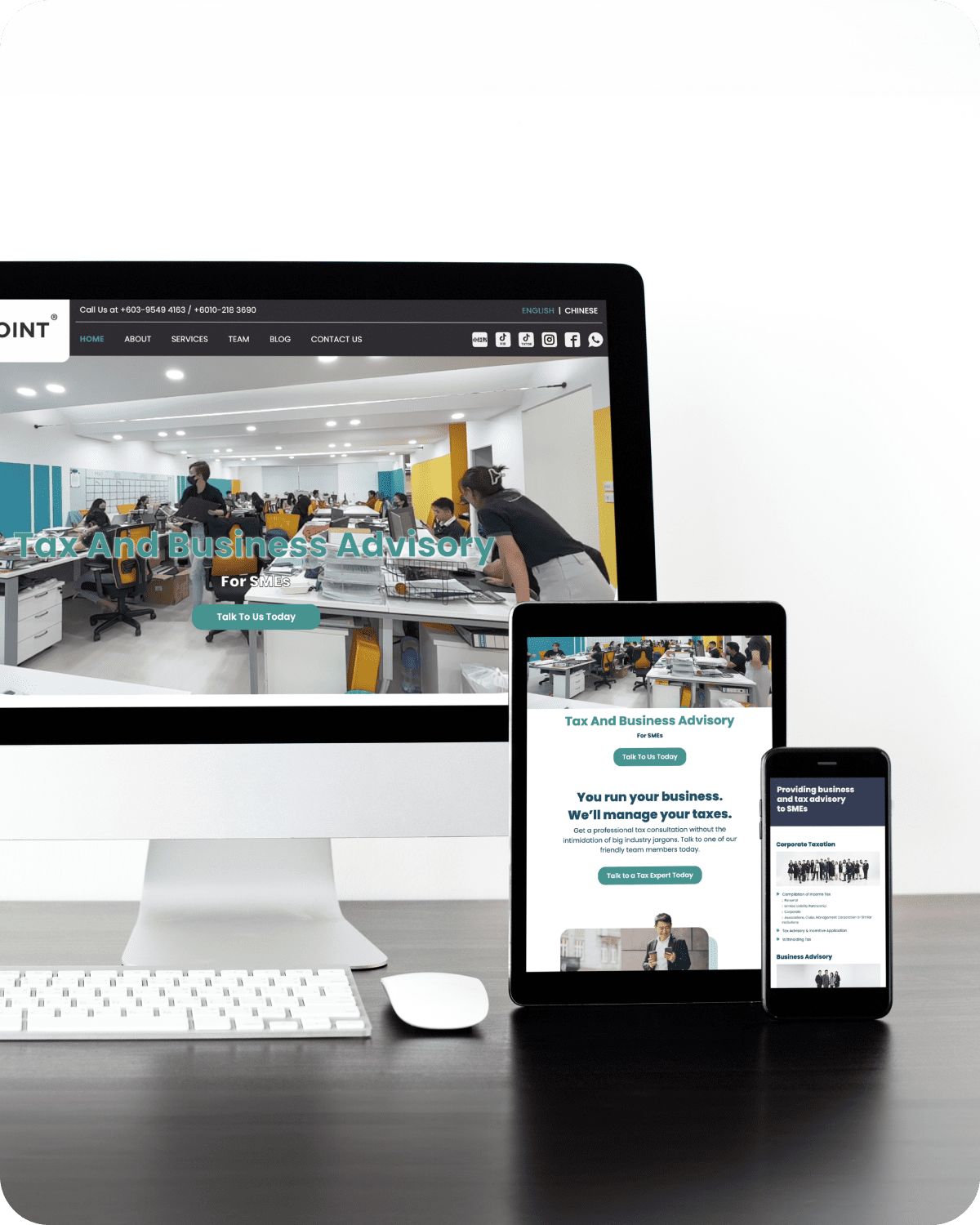 Website Redesign for Tax and Business Advisory Group