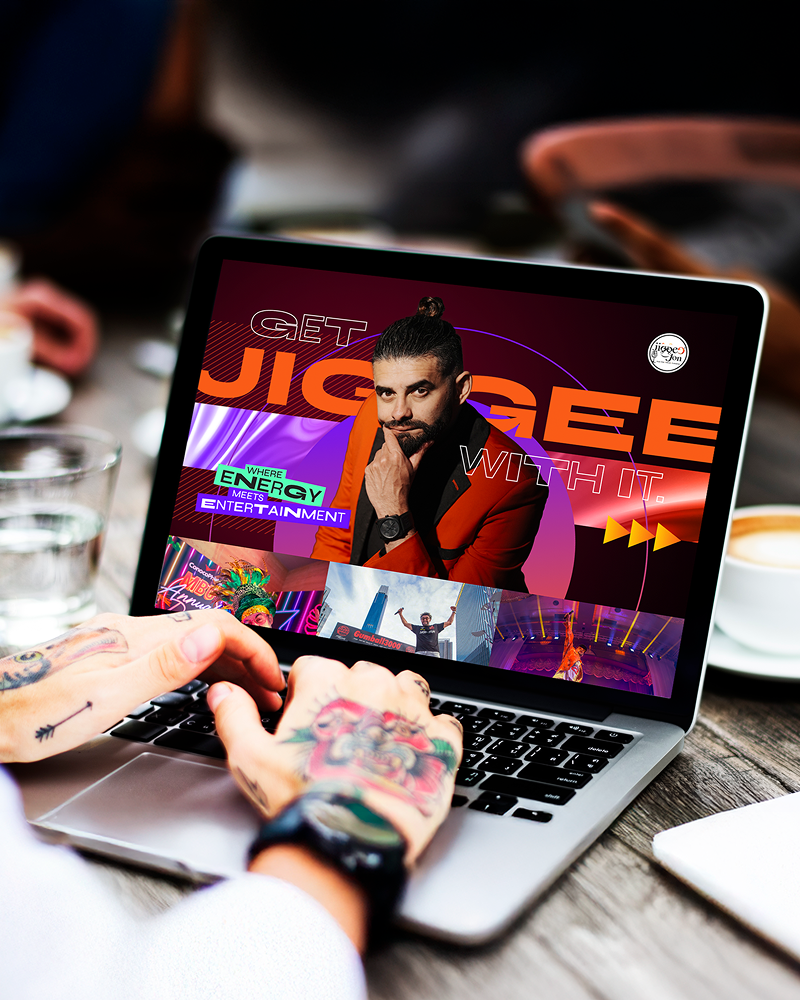 Personal Branding Website for an Emcee