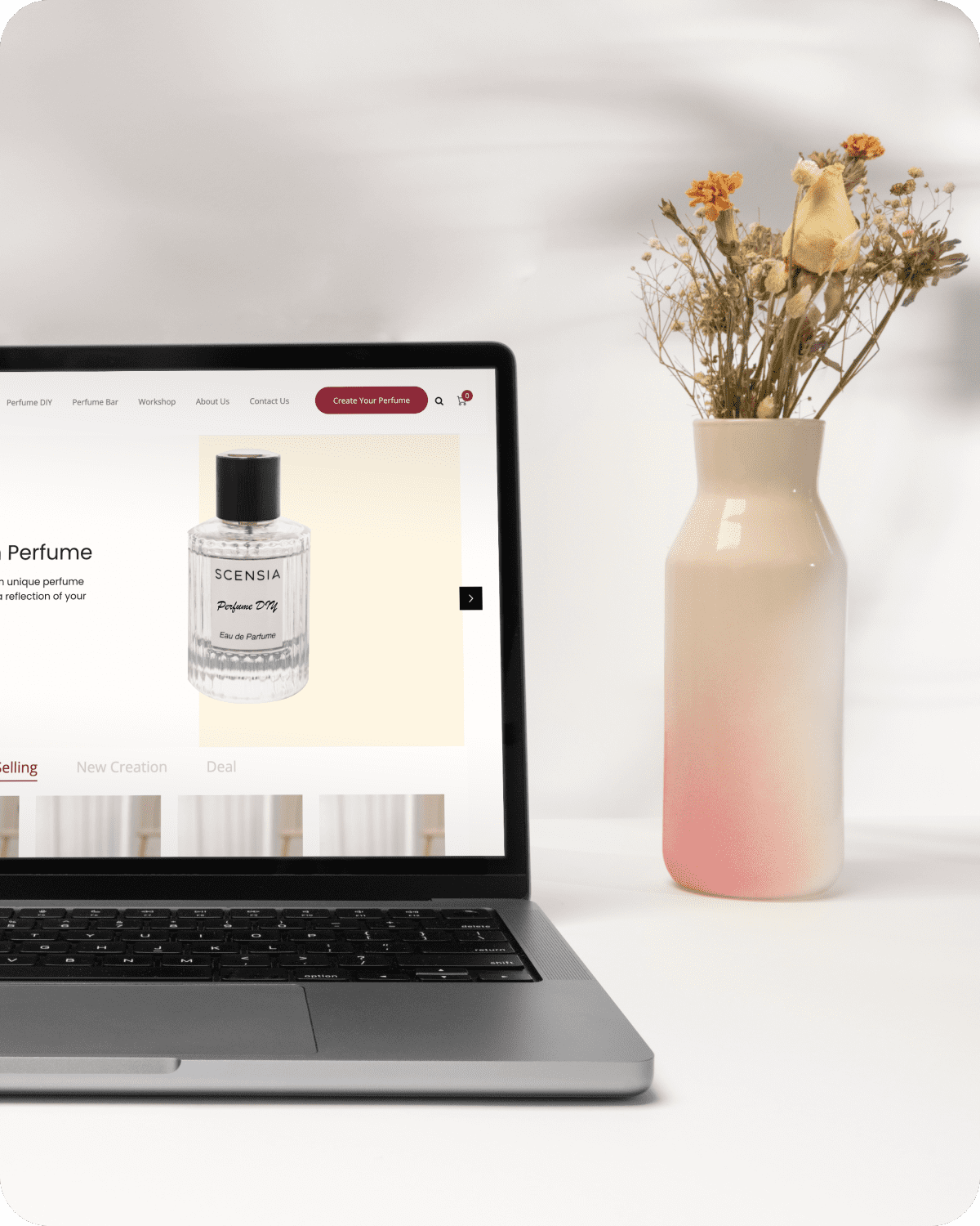 Custom Perfume Builder for Boutique Perfume Company