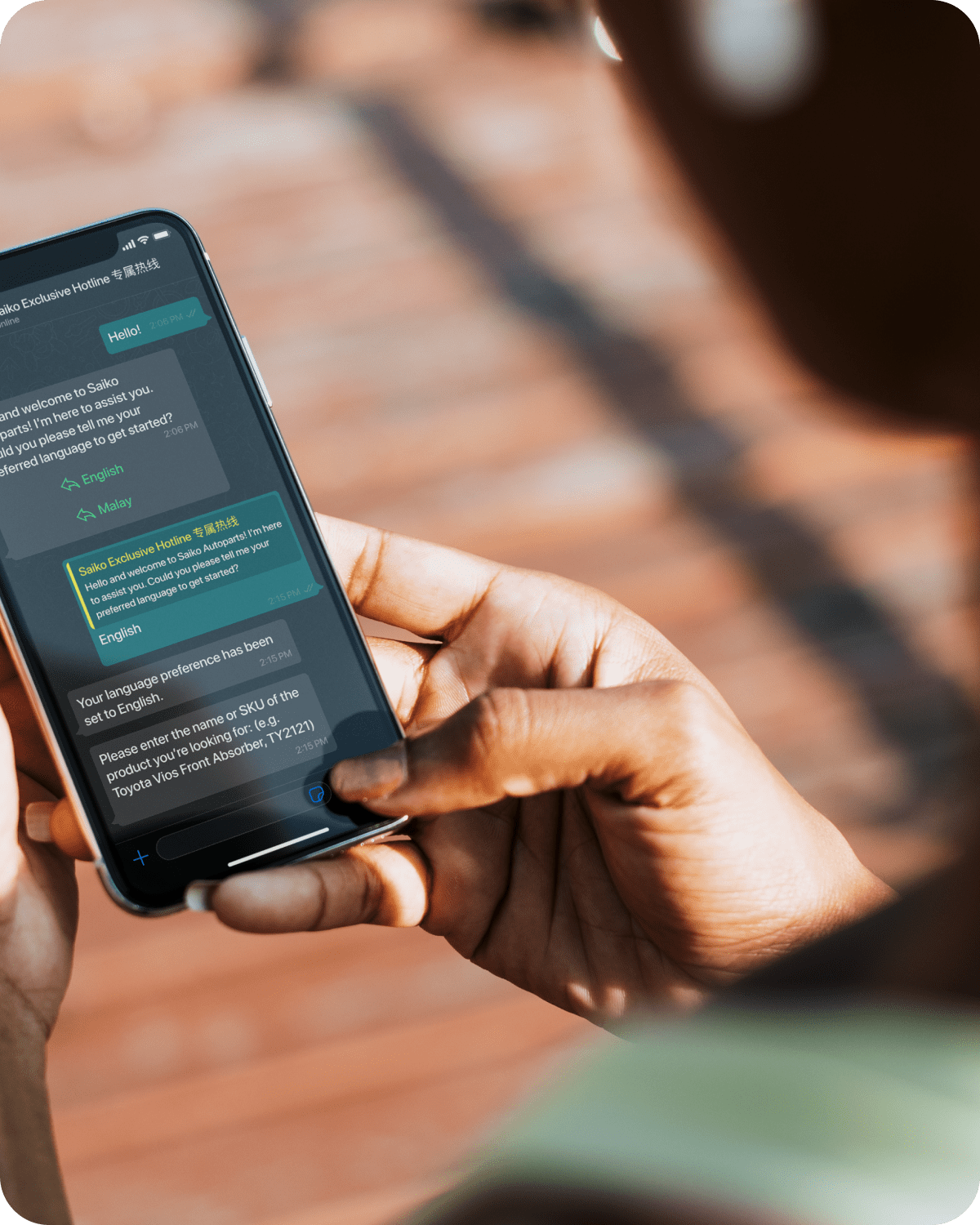 WhatsApp Chatbot Solution for Spare Parts Company